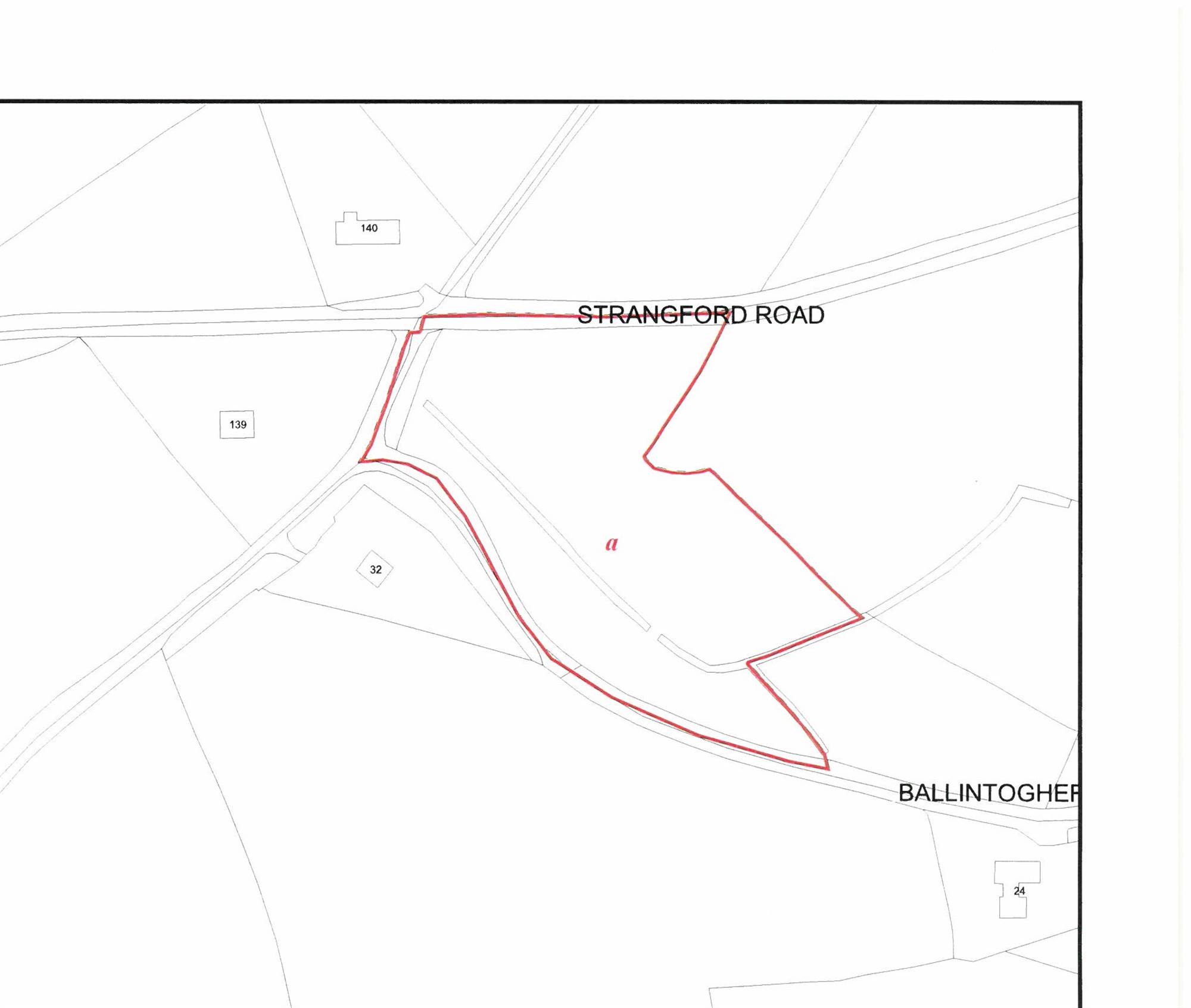 2.7 acres of land off Strangford Road and Ballintogher Road